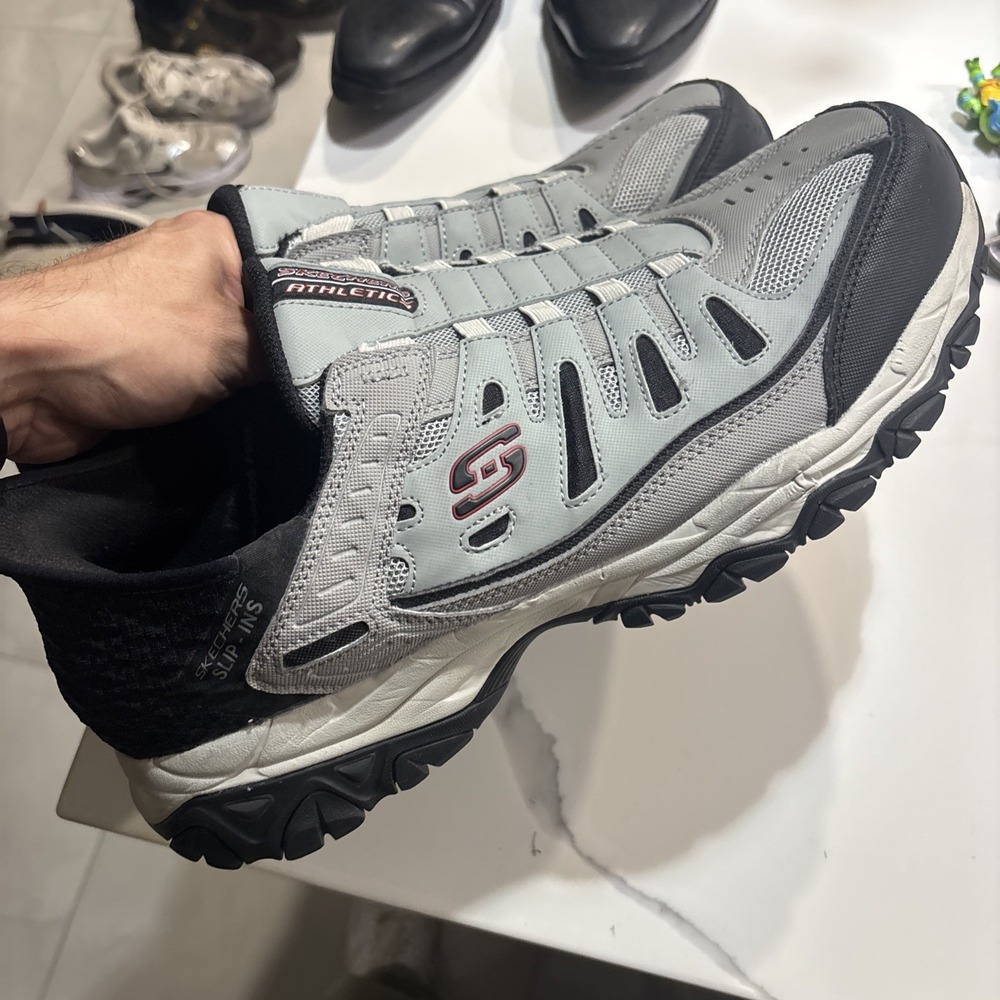 skechers slip ins mens After Burn Extra Wide Fit Size 15